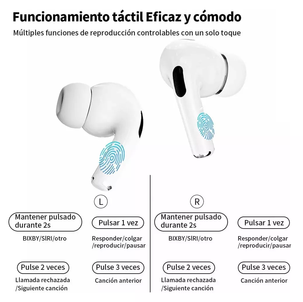 Audifonos pantalla Tactil Inalambricos