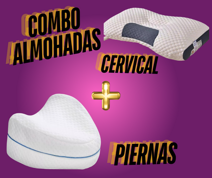 Combo Almohadas Pierna + Cervical