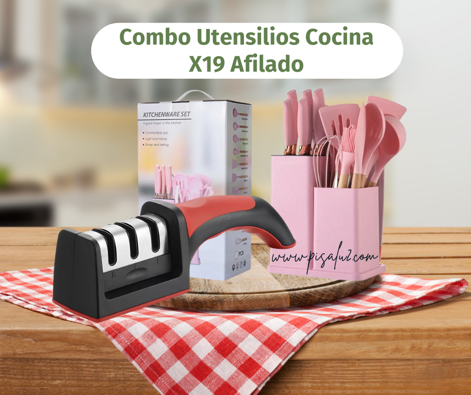 Combo Utensilios Cocina X19 + Afilador