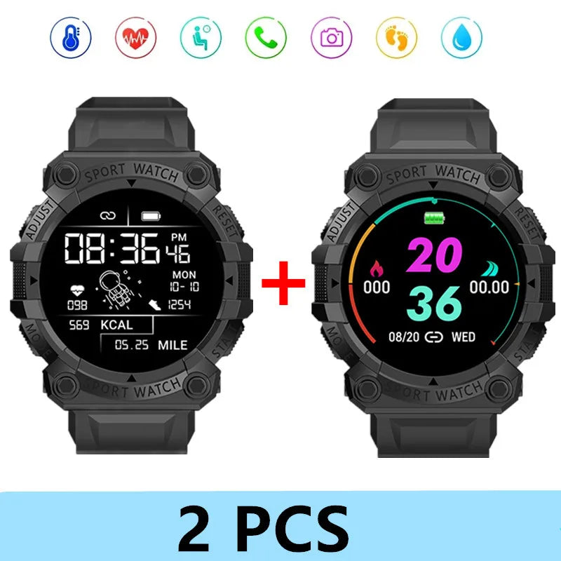 Combo: Smartwatch FD68 Dos Tonos