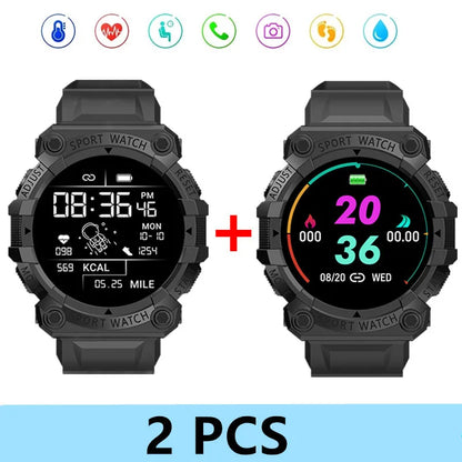 Combo: Smartwatch FD68 Dos Tonos